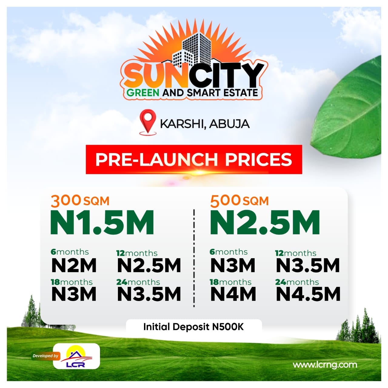 SUN CITY GREEN & SMART ESTATE, KARSHI